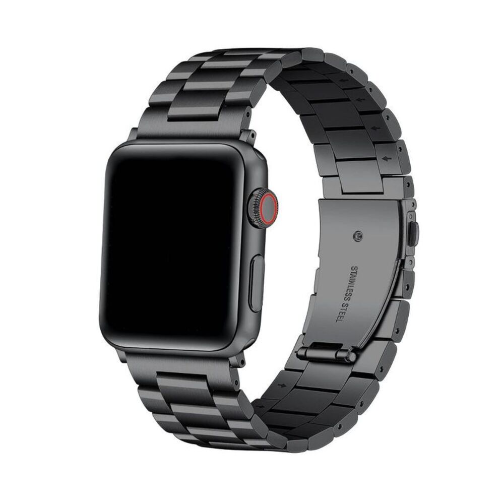 Maxwell Stainless Steel Smart Watch Band 20mm Black Universal Fit